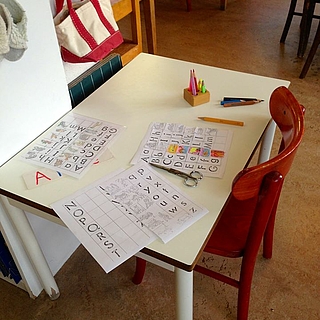 Montessori Meggen Arbeitsmaterial